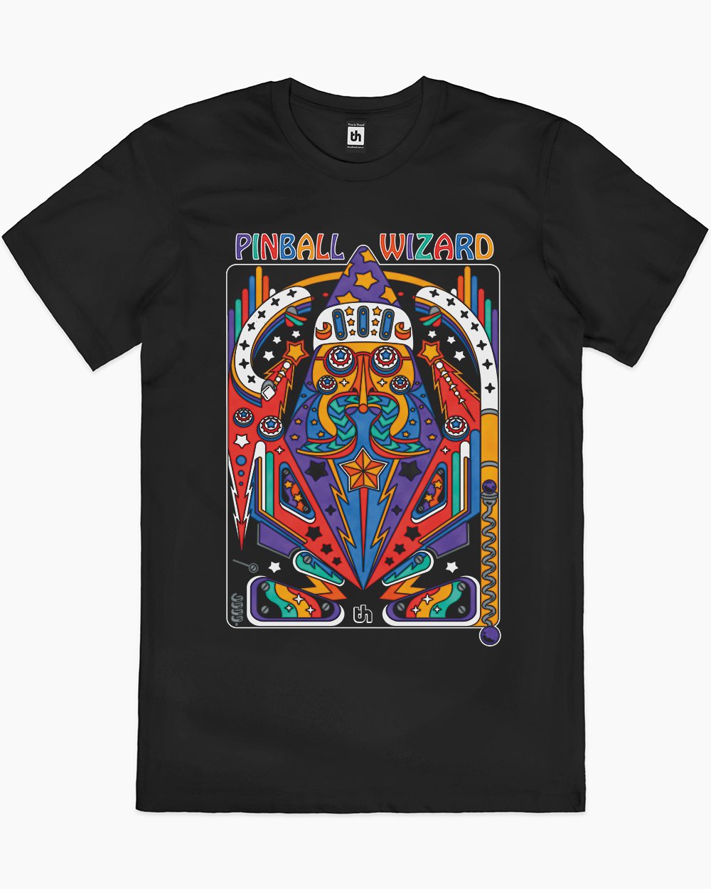 Pinball Wizard T-Shirt Australia Online #colour_black