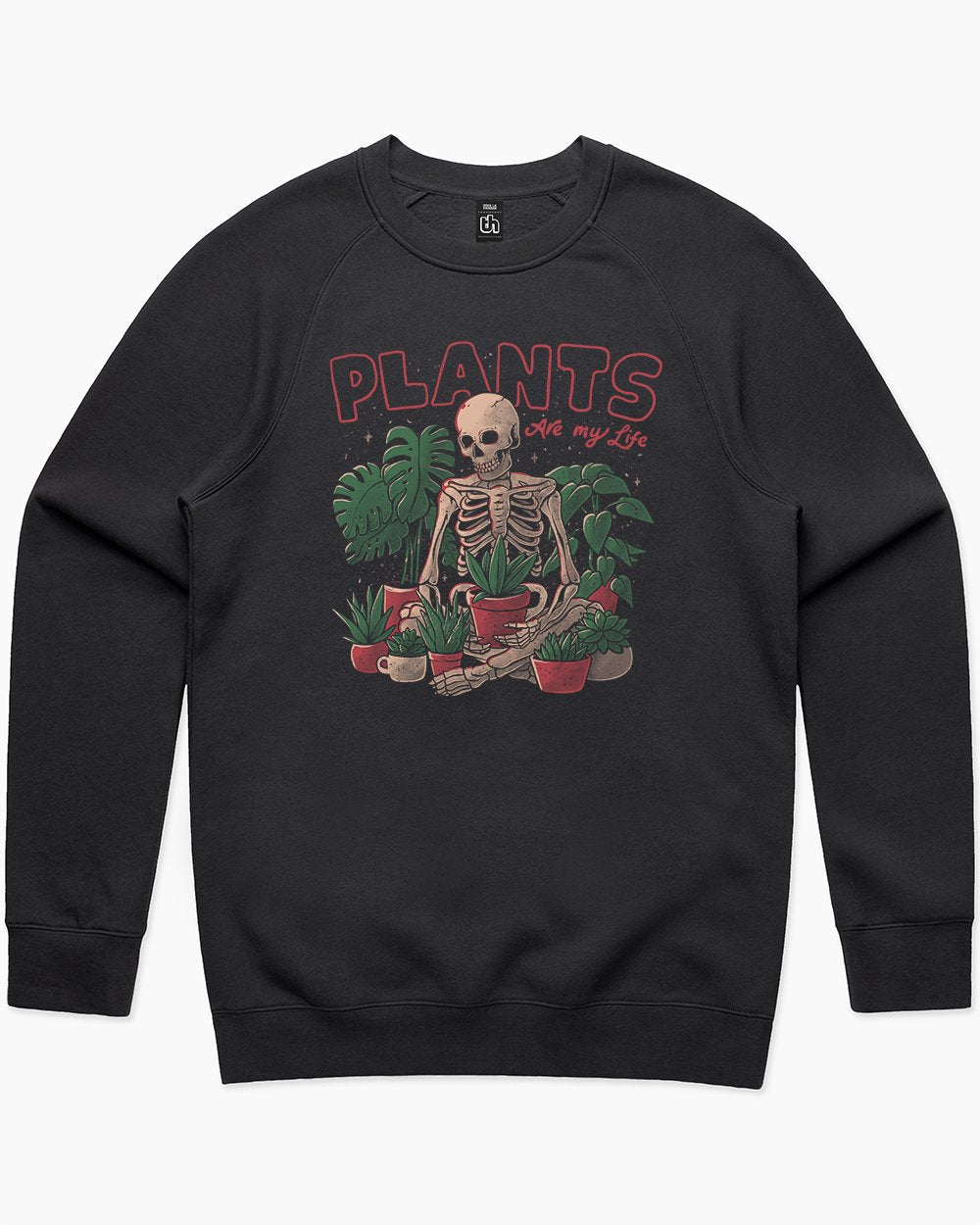 Plants Are My Life Sweater Australia Online #colour_black