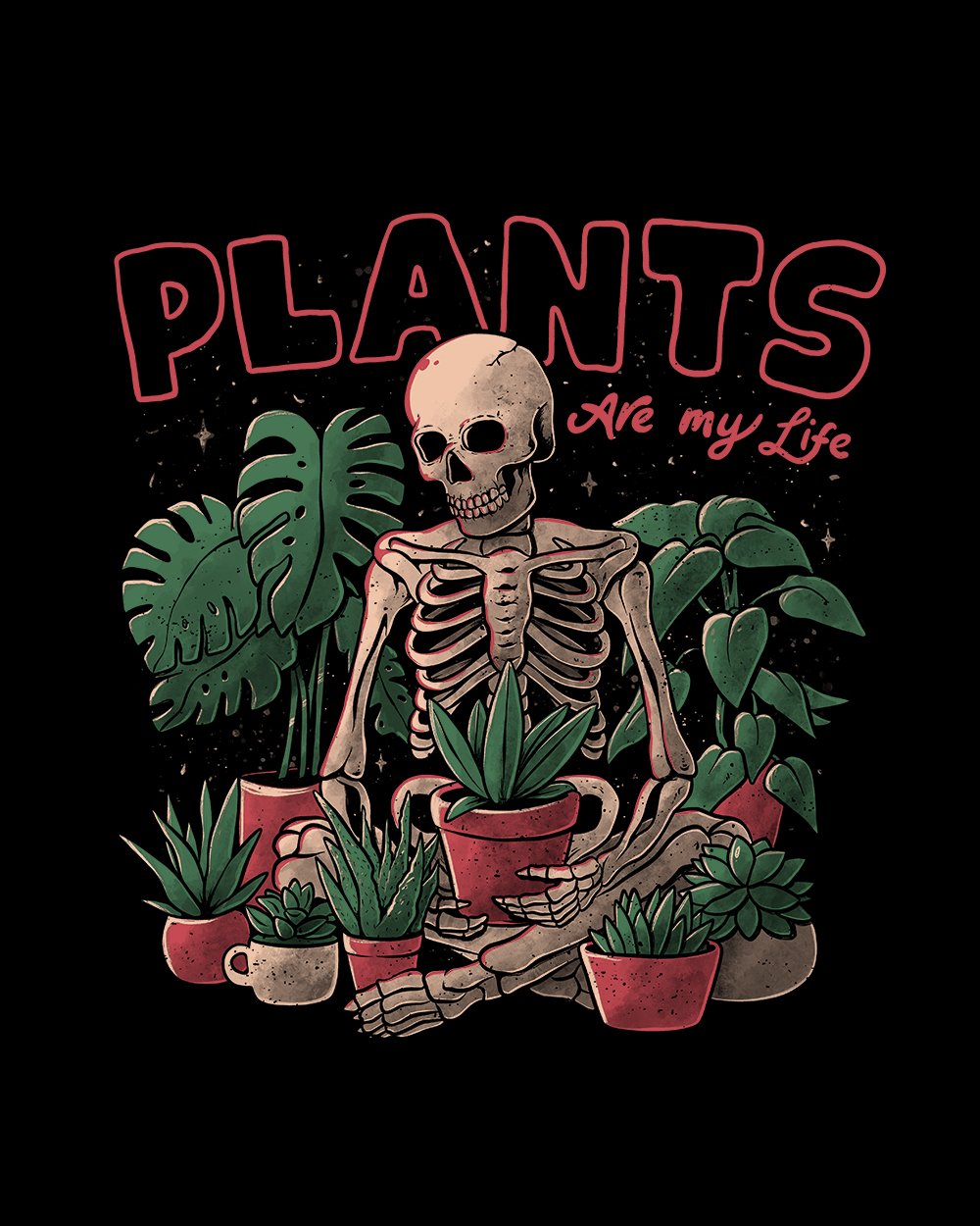 Plants Are My Life Sweater Australia Online #colour_black