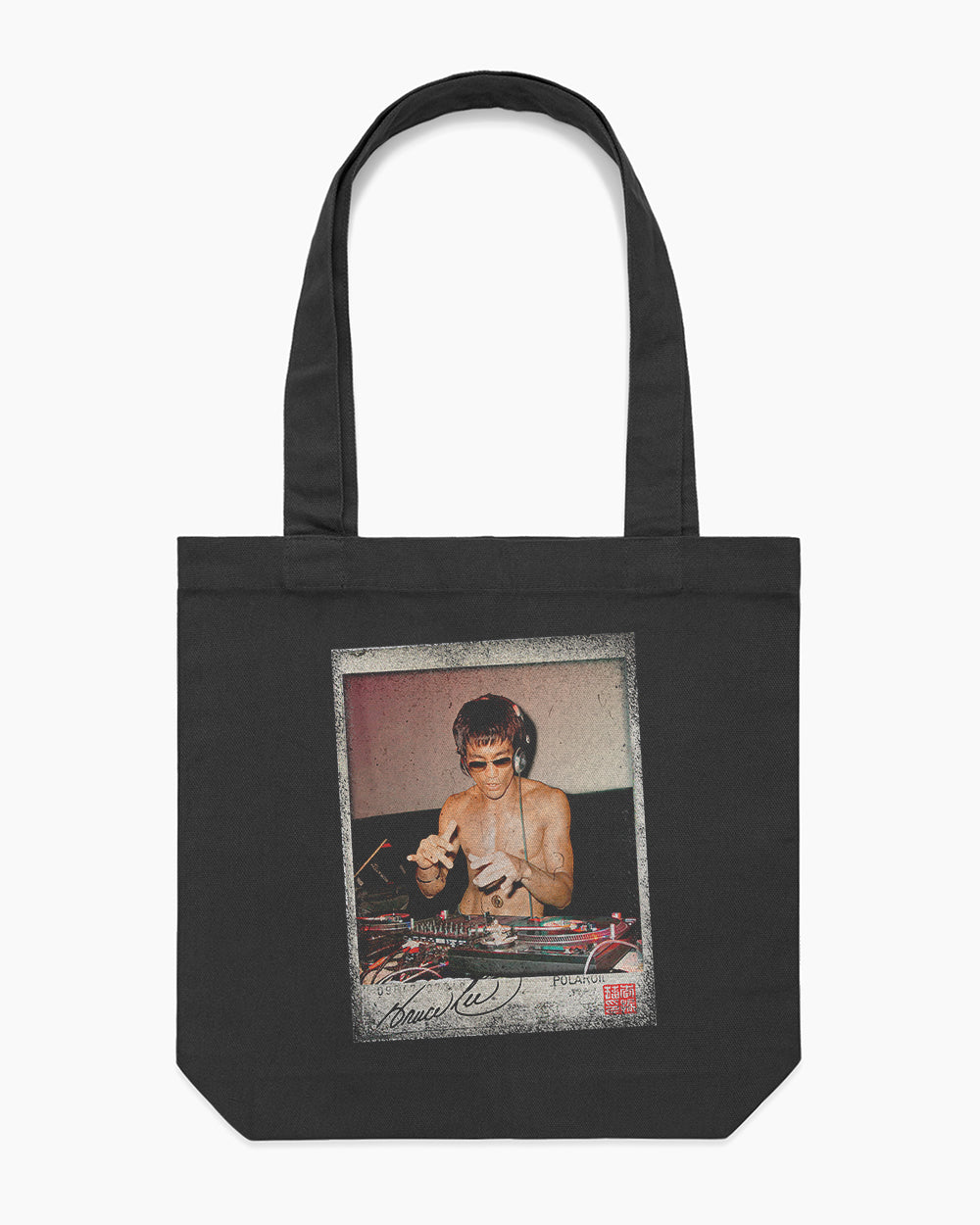 Polaroid DJ Lee Tote Bag Australia Online #colour_black