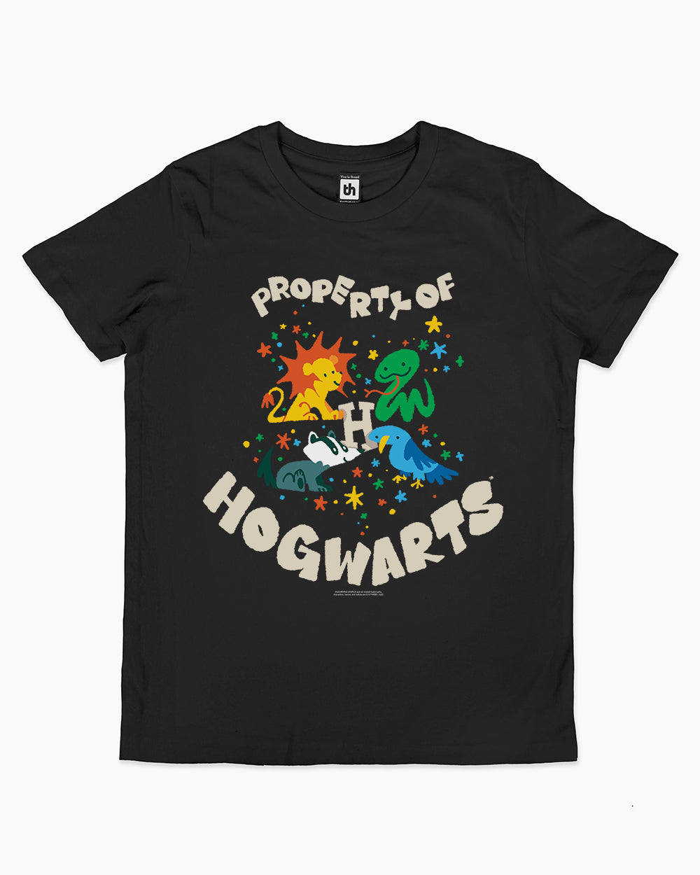 Property of Hogwarts Kids T-Shirt Australia Online #colour_black