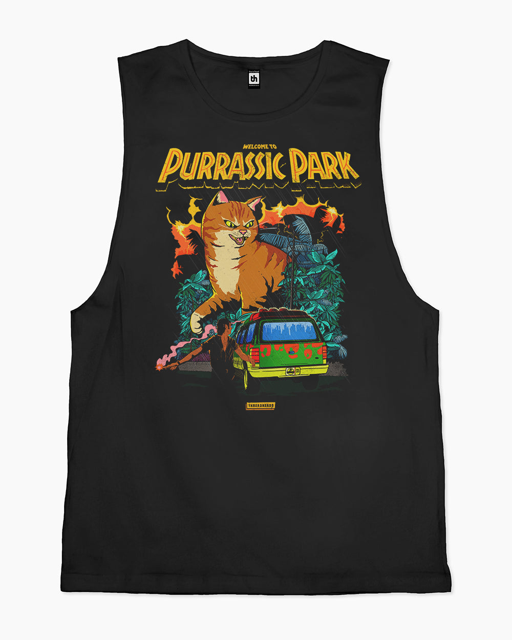 Purrassic Park Tank Australia Online #colour_black