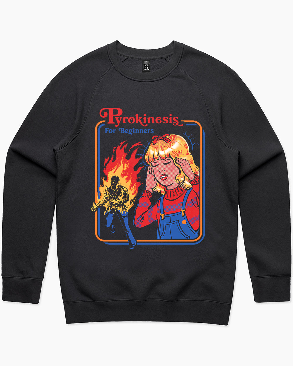 Pyrokinesis for Beginners Sweater Australia Online #colour_black