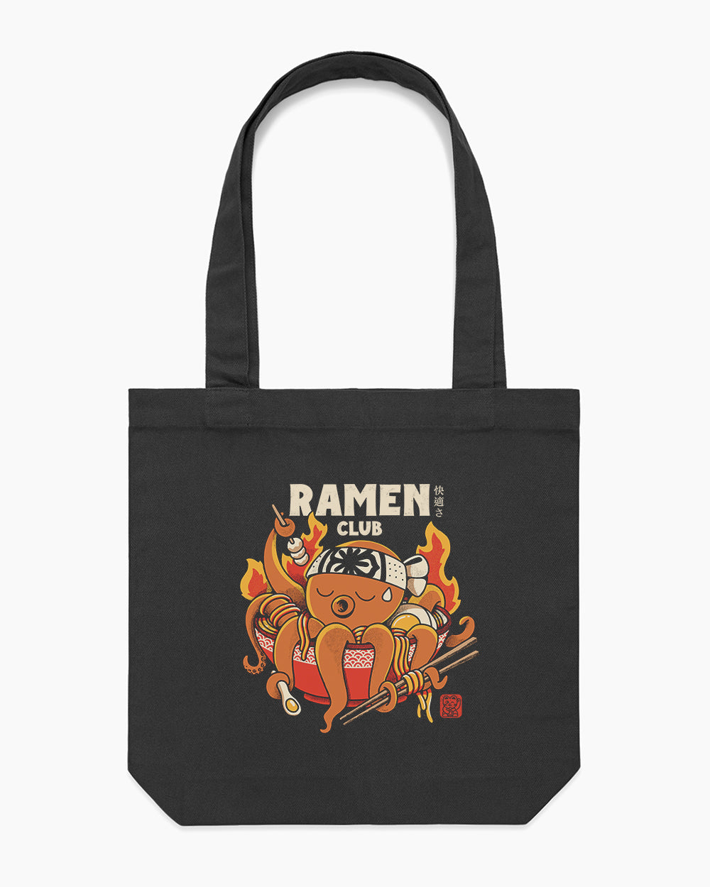 Ramen Club Tote Bag Australia Online #colour_black