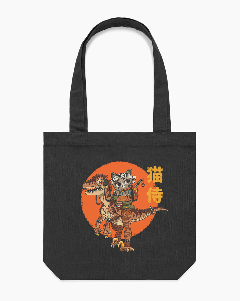 Raptor Samurai Rider Tote Bag Australia Online #colour_black