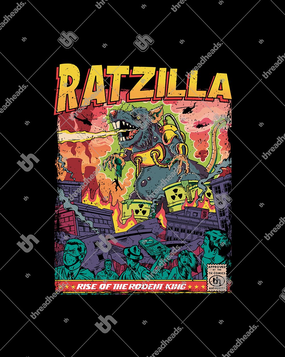 Ratzilla T-Shirt Australia Online #colour_black