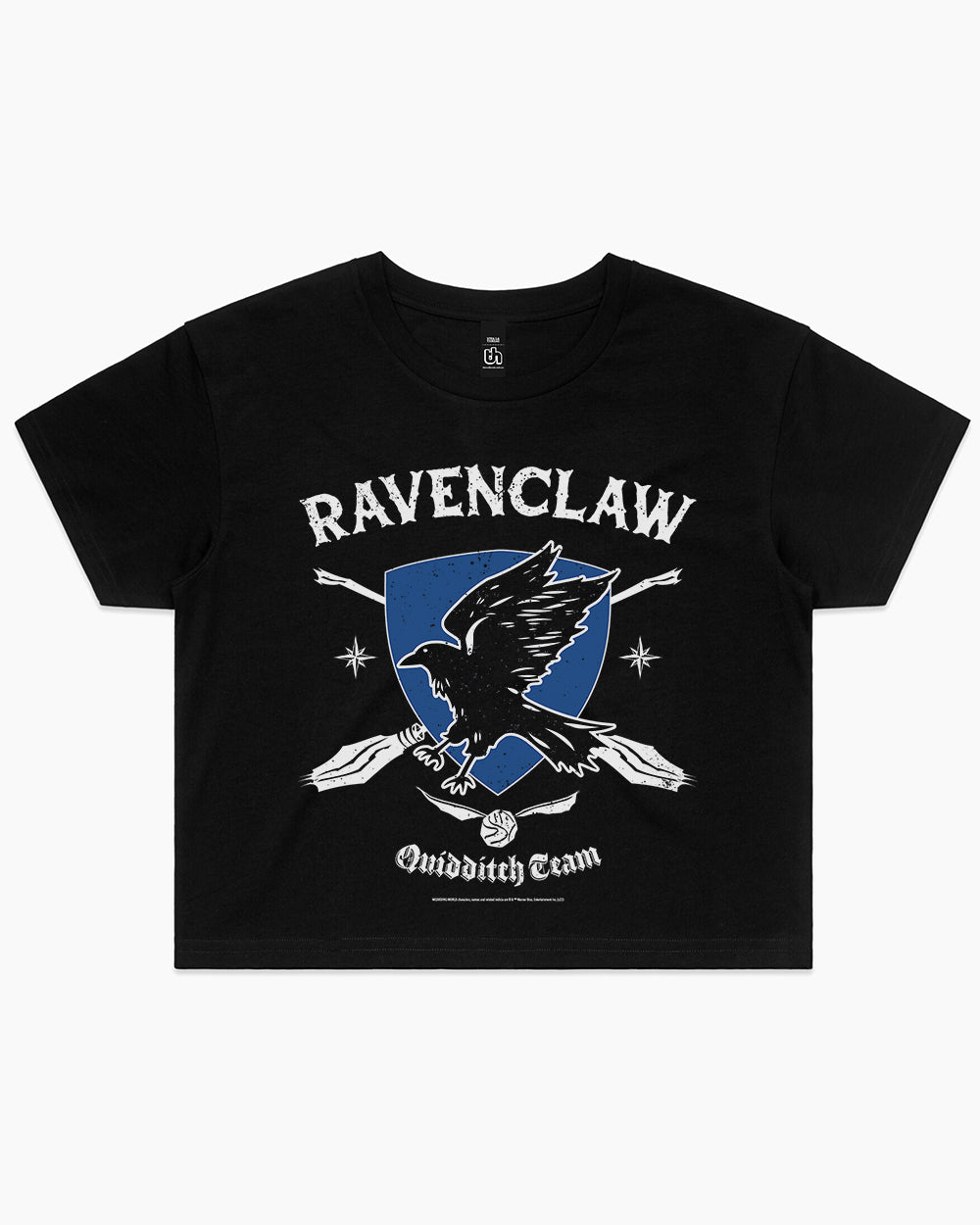 Ravenclaw Quidditch Team Crop Tee Australia Online #colour_black