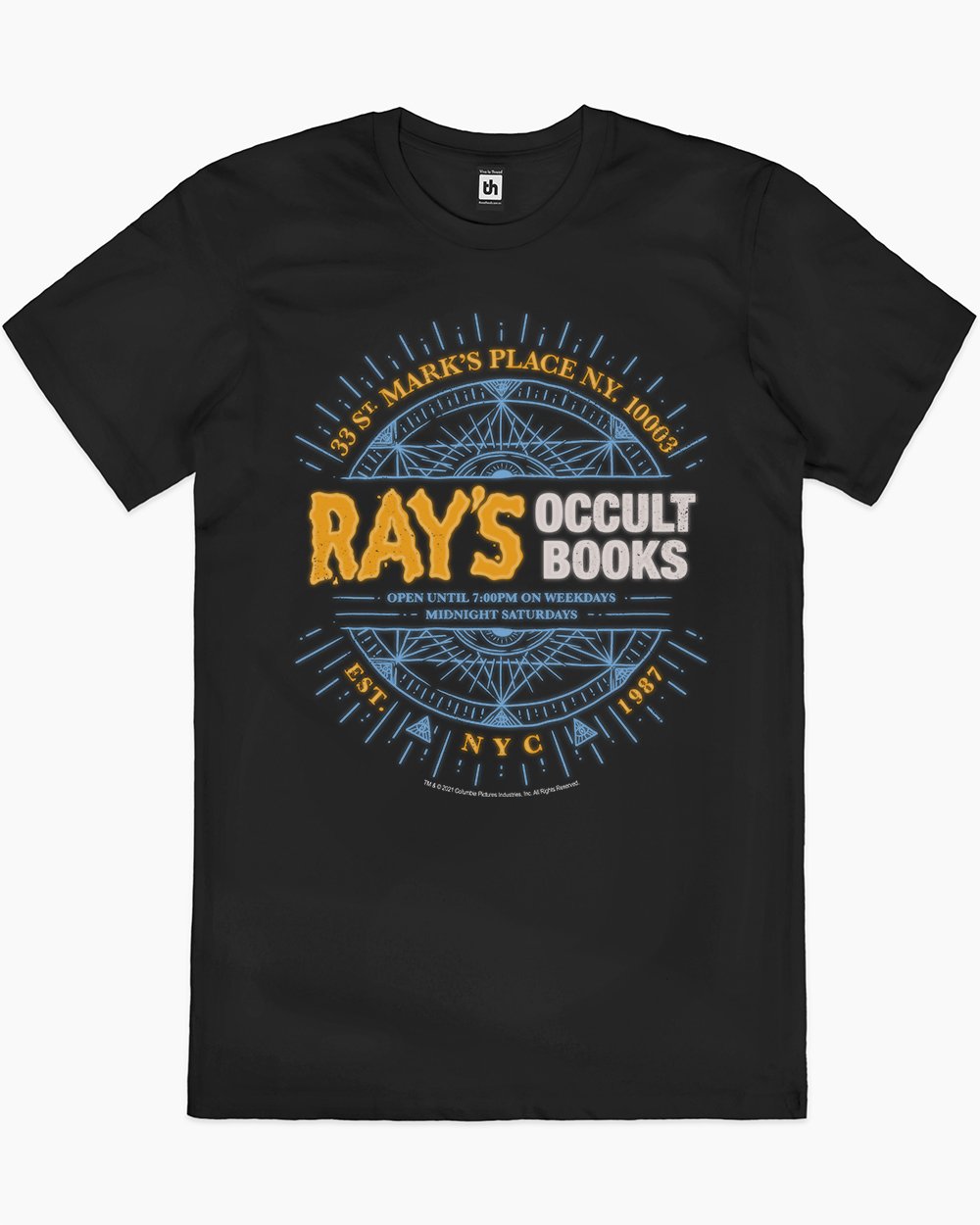 Ray's Occult Books T-Shirt Australia Online #colour_black