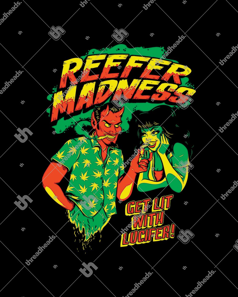 Reefer Madness T-Shirt Australia Online #colour_black