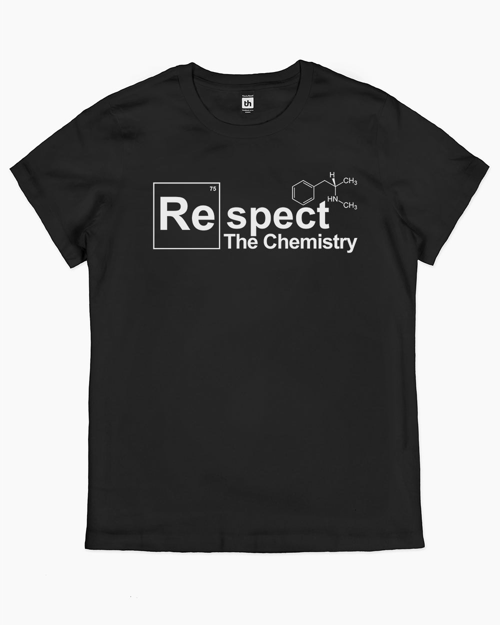 Respect The Chemistry T-Shirt Australia Online #colour_black