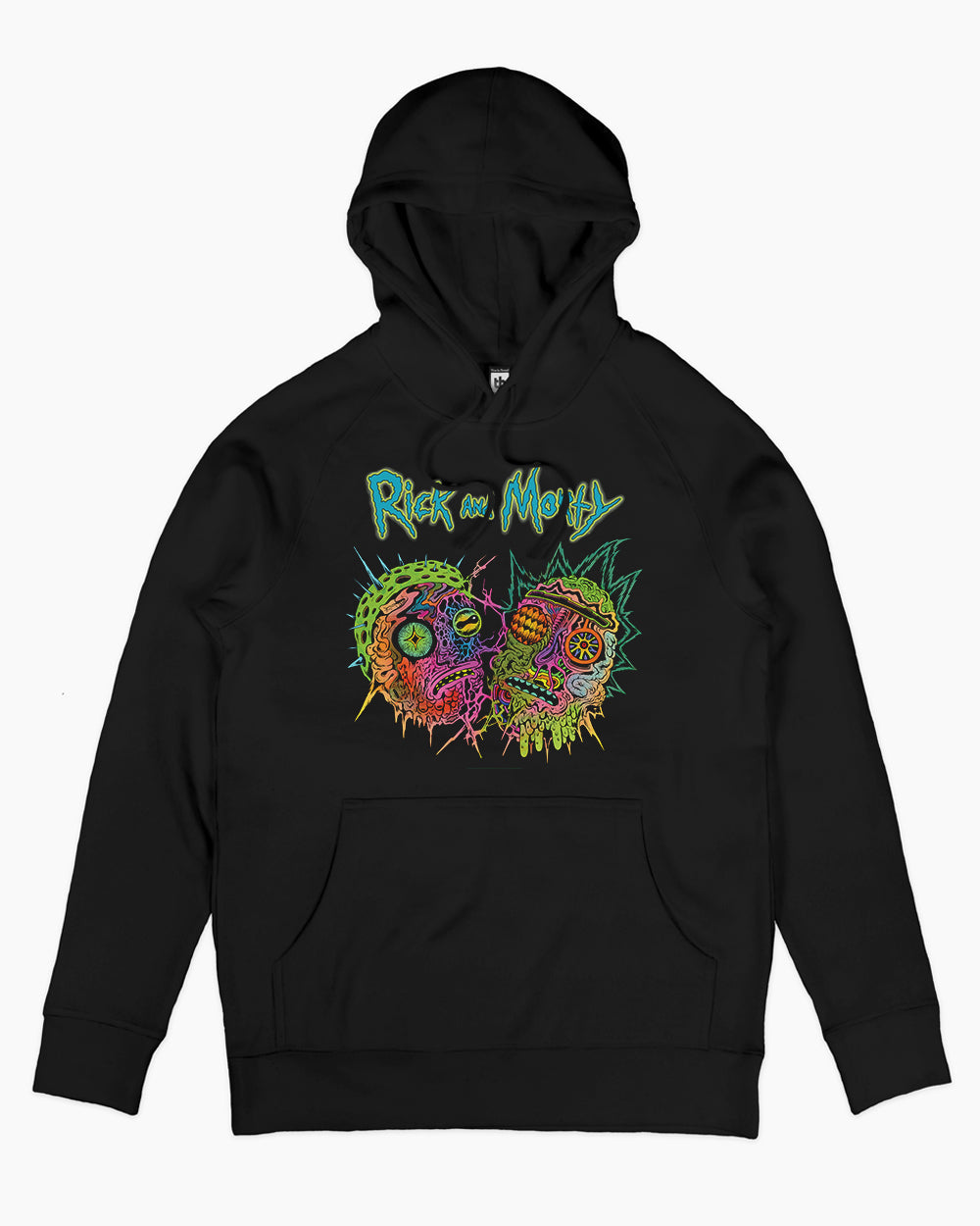 Rick and Morty Psychedelia Hoodie Australia Online #colour_black