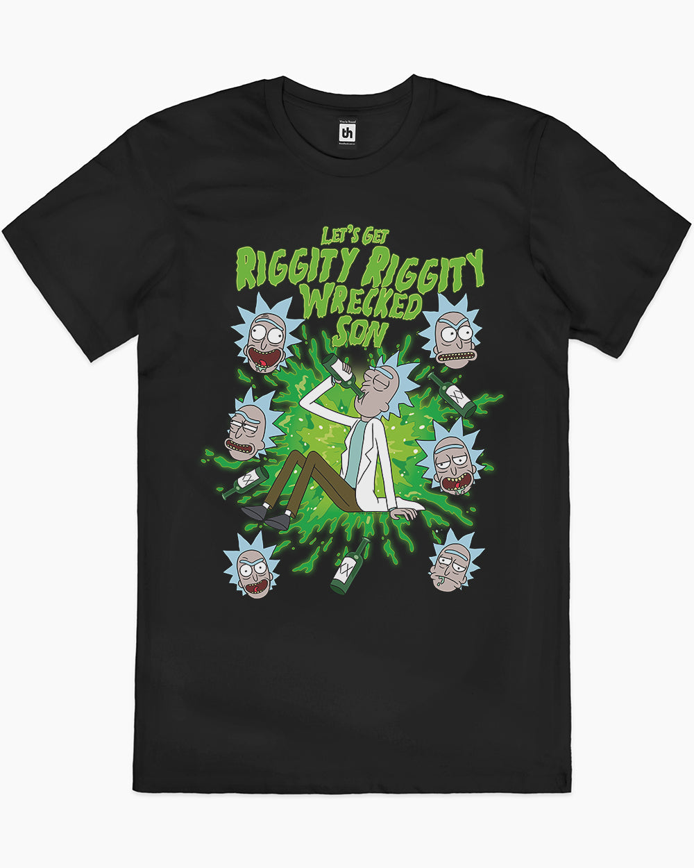 Riggity Riggity Wrecked T-Shirt Australia Online #colour_black