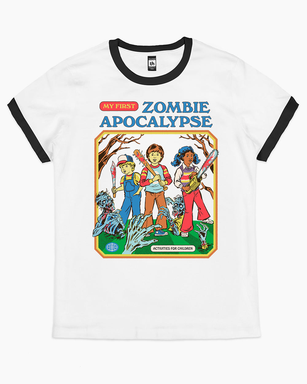 My First Zombie Apocalypse T-Shirt Australia Online #colour_black ringer
