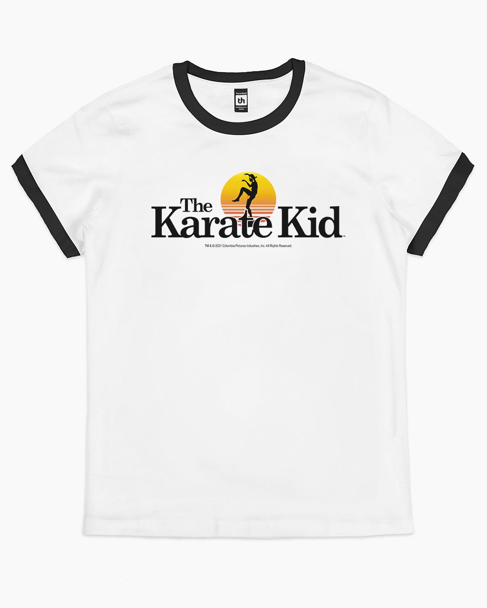Karate Kid Logo T-Shirt Australia Online #colour_black ringer