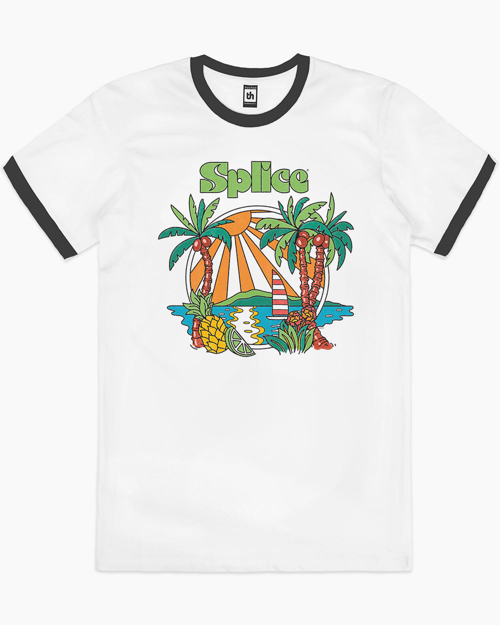Splice T-Shirt Australia Online #colour_black ringer