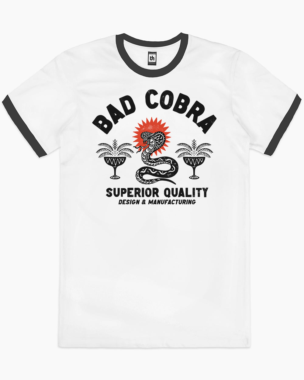 THE BAD COBRA T-Shirt Australia Online #colour_black ringer