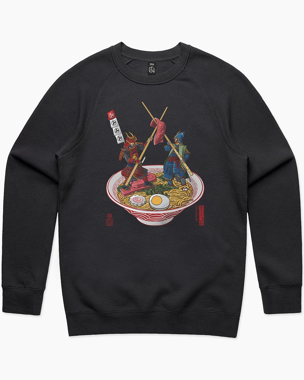 Samurai Duel over Ramen Sweater Australia Online #colour_black