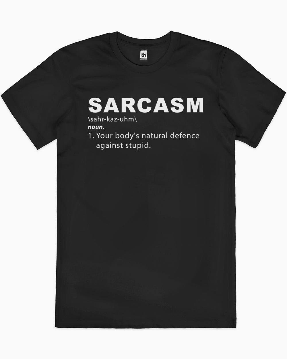 Sarcasm T-Shirt Australia Online #colour_black