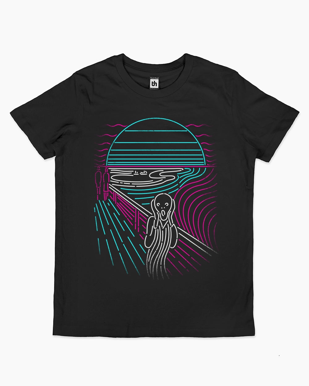 Screaming Neon Kids T-Shirt Australia Online #colour_black