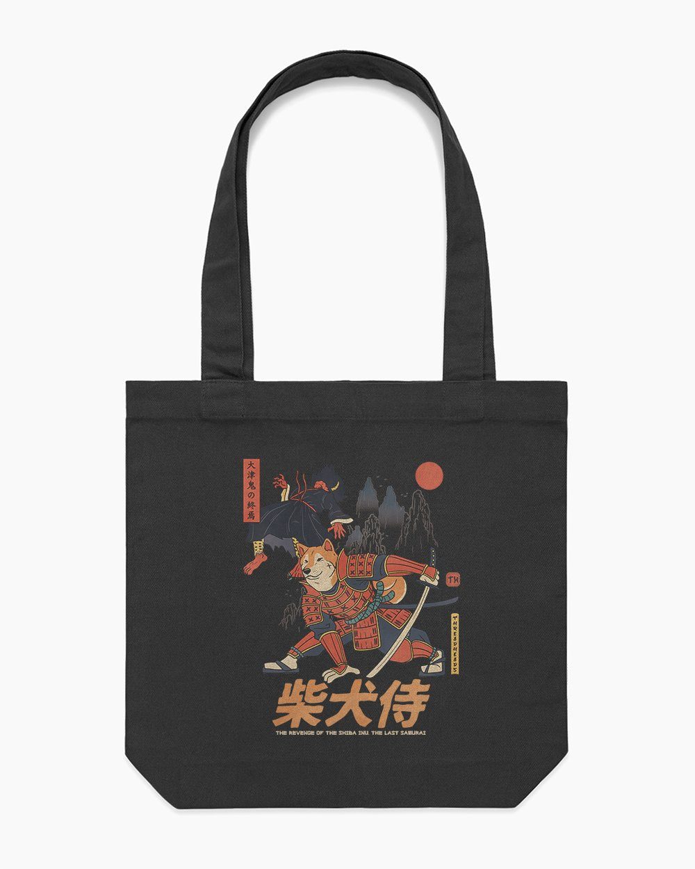 Shiba Samurai Tote Bag Australia Online #colour_