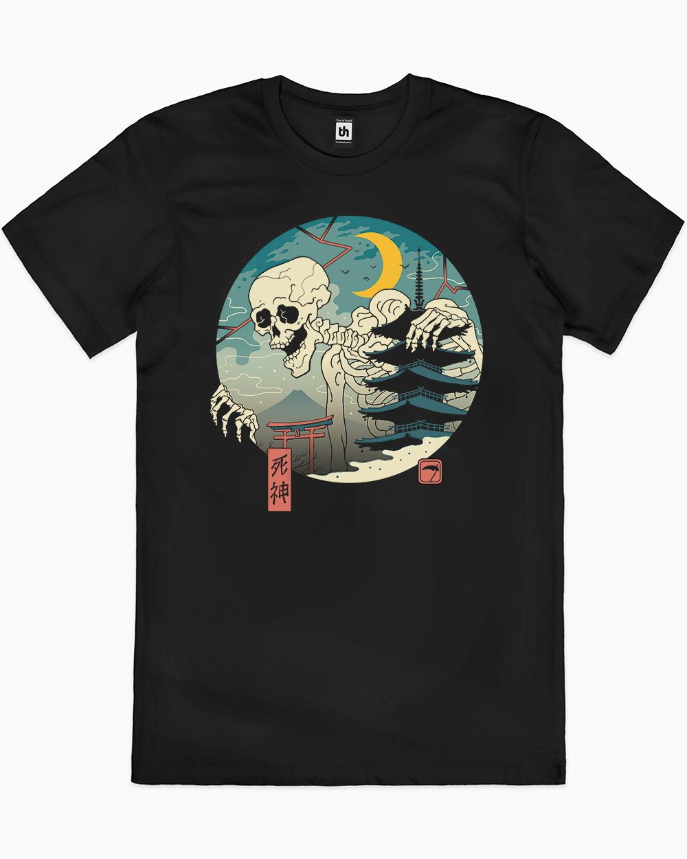 Shinigami T-Shirt Australia Online #colour_black