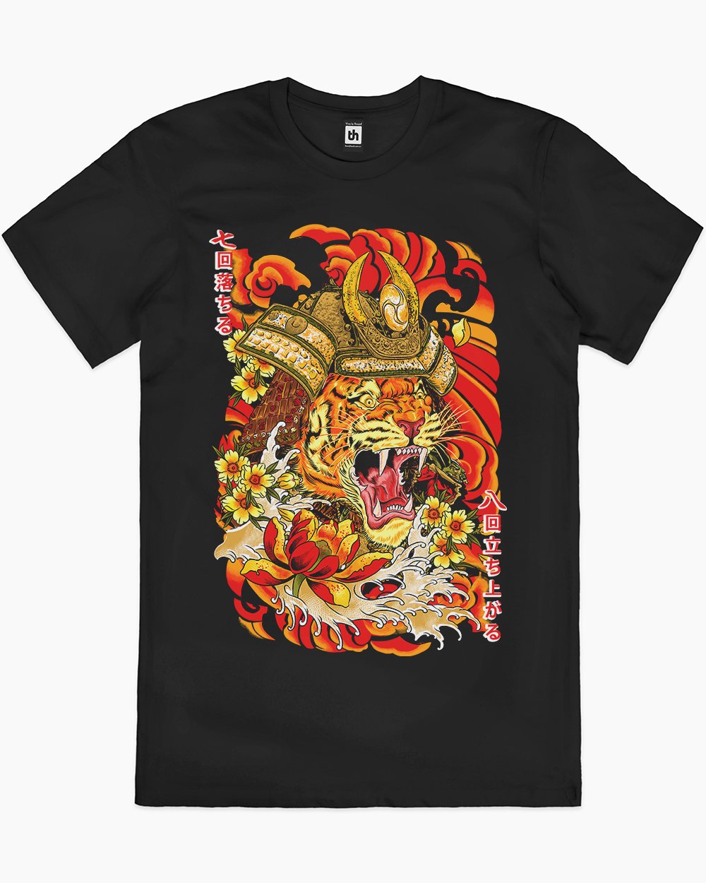 Shogun Tiger T-Shirt Australia Online #colour_black