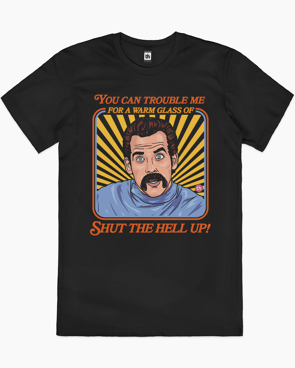 Shut the Hell Up T-Shirt Australia Online #colour_black