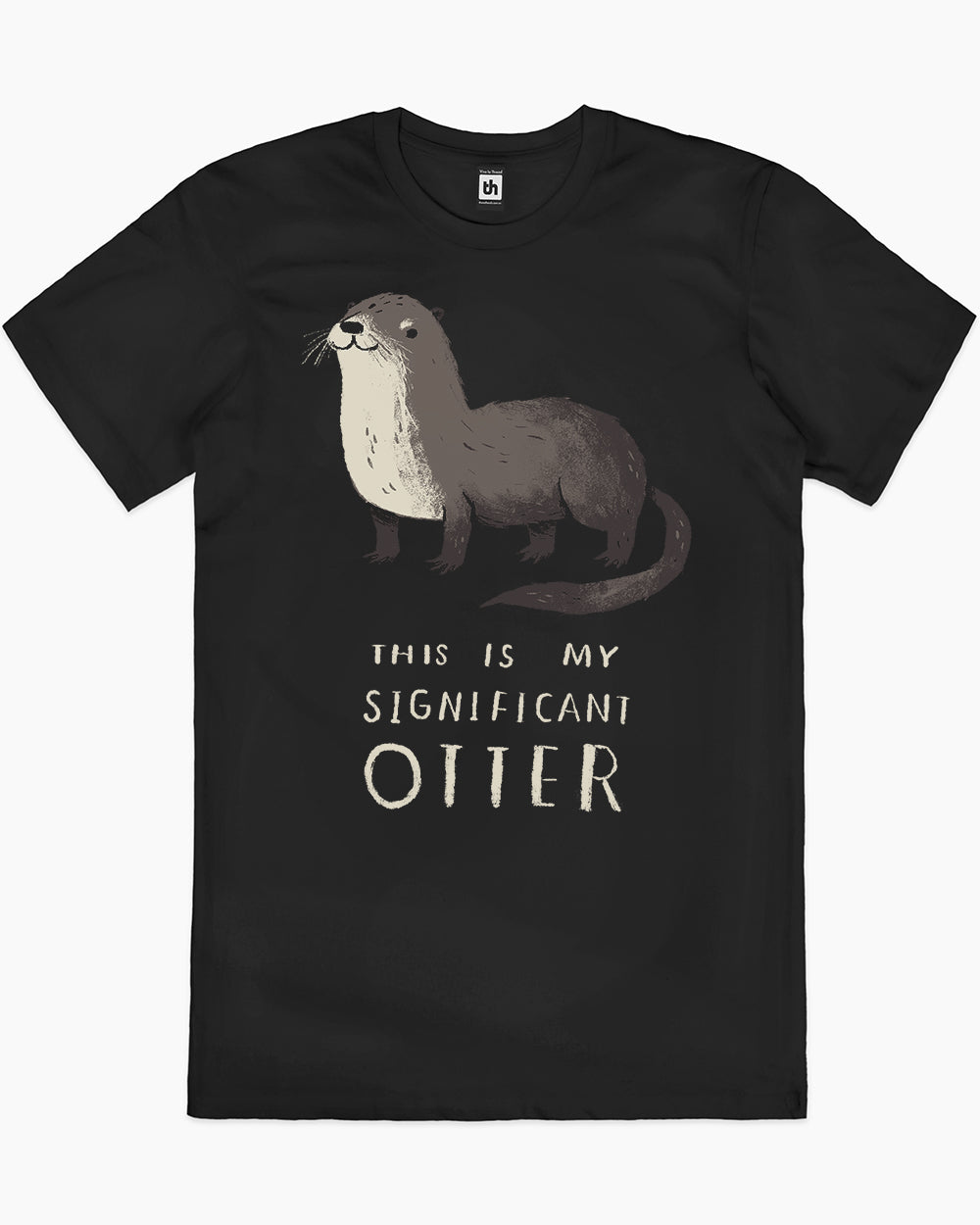 Significant Otter T-Shirt Australia Online #colour_black