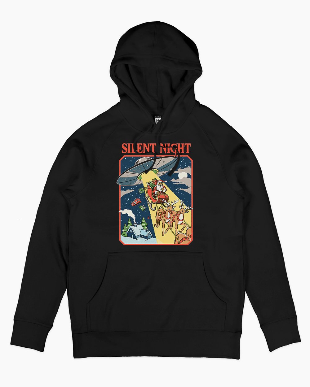 Silent Night Hoodie Australia Online #colour_black
