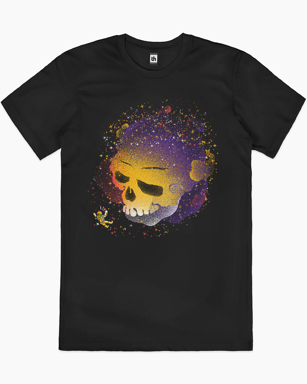 Skull Galaxy T-Shirt Australia Online #colour_black
