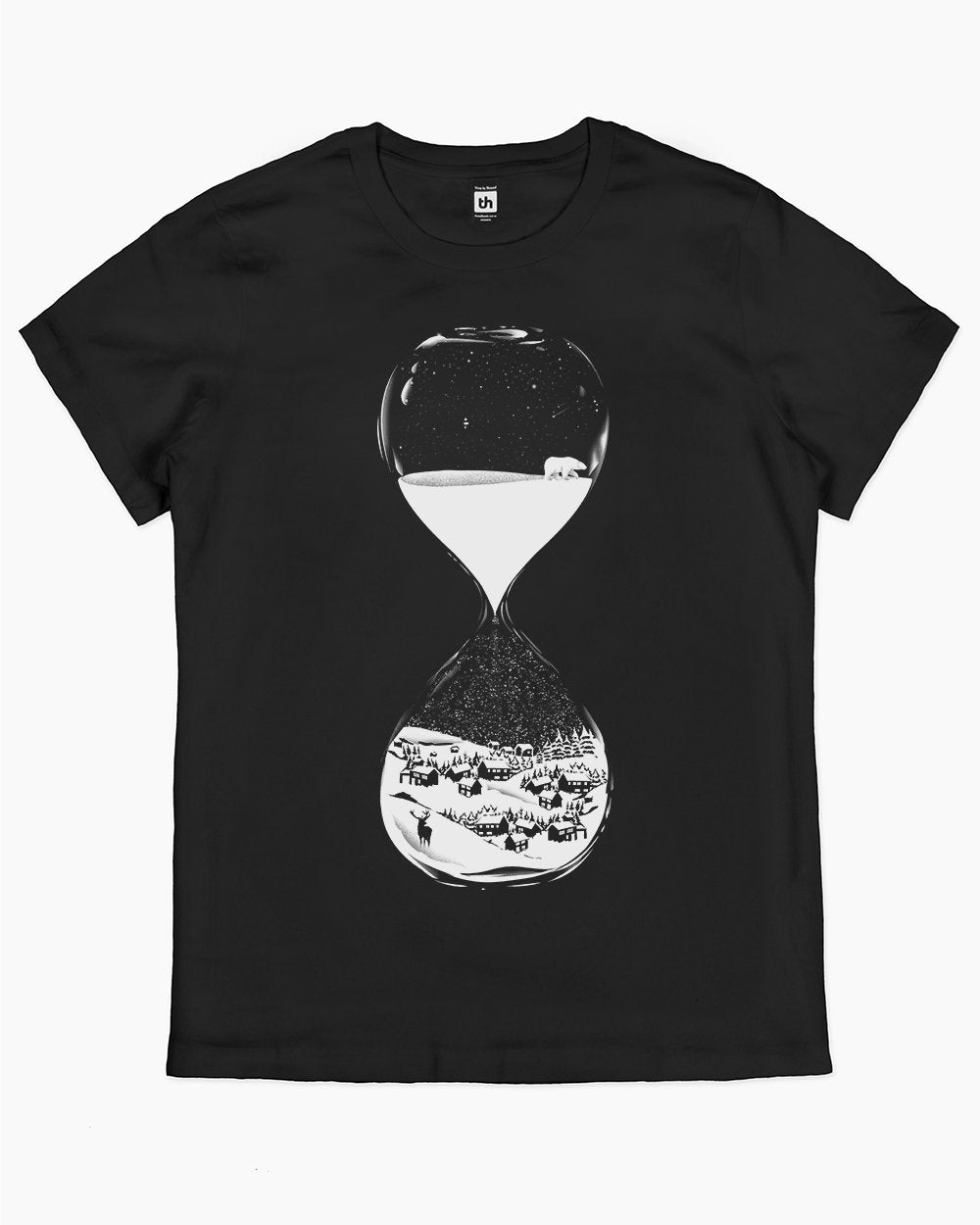 Snow Hours T-Shirt Australia Online #colour_black