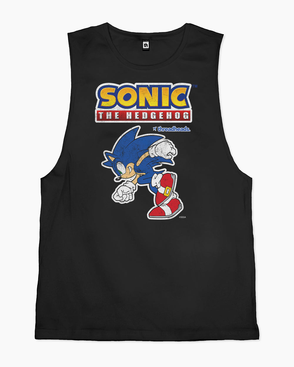 Sonic Always on the Run Tank Australia Online #colour_black