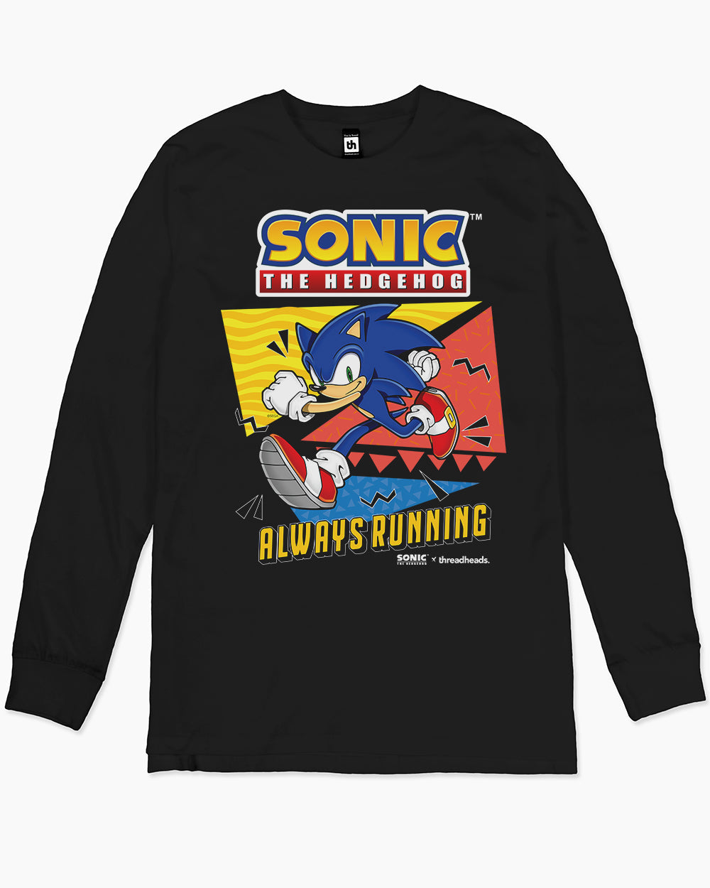 Sonic Always Running Long Sleeve Australia Online #colour_black