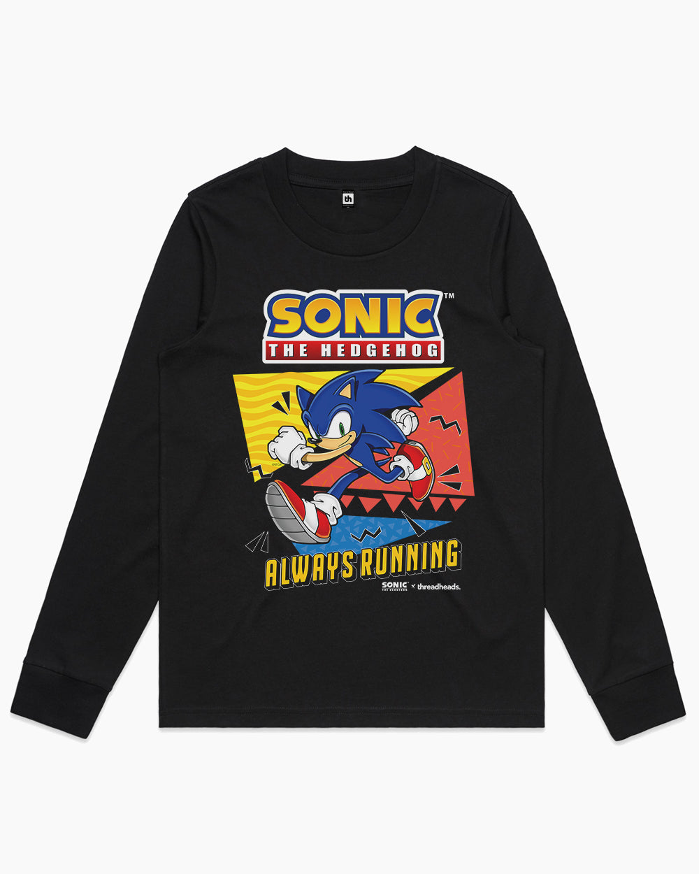 Sonic Always Running Long Sleeve Australia Online #colour_black