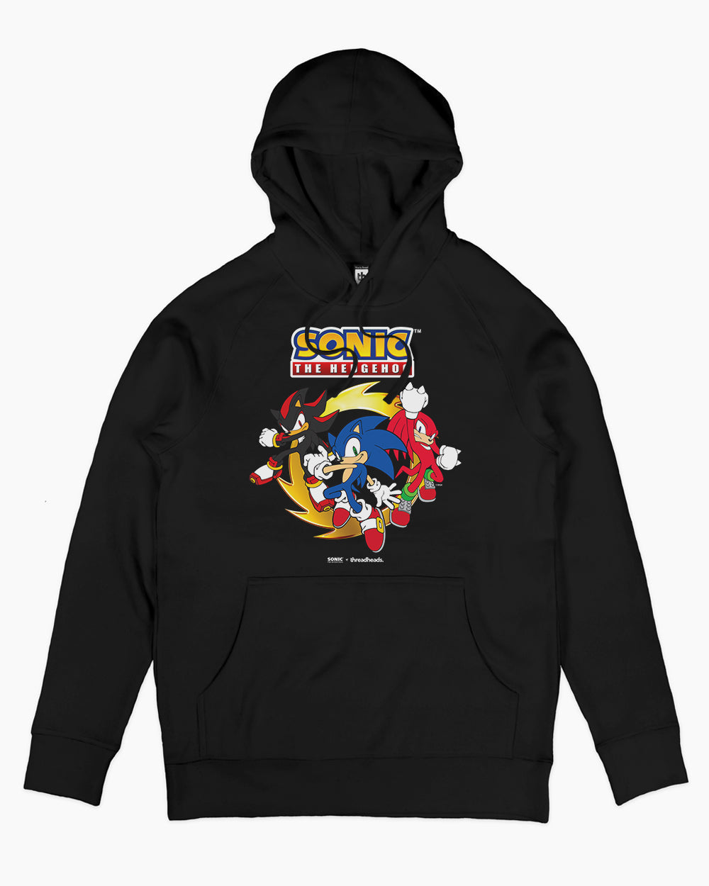 Sonic Has a Posse Hoodie Australia Online #colour_black