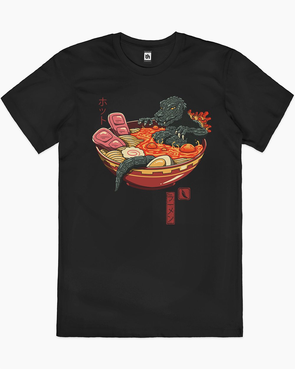 Spicy Lava Ramen King T-Shirt Australia Online #colour_black