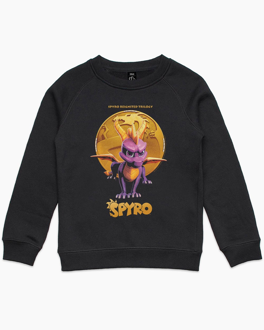 Spyro Symbol Kids Sweater Australia Online #colour_black