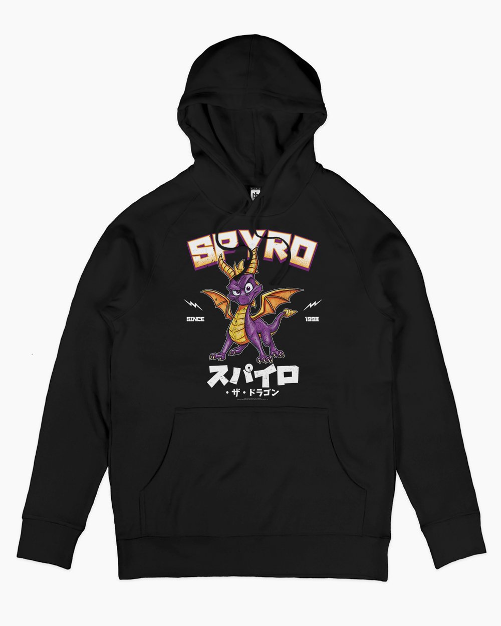 Spyro the Dragon JP Hoodie Australia Online #colour_black
