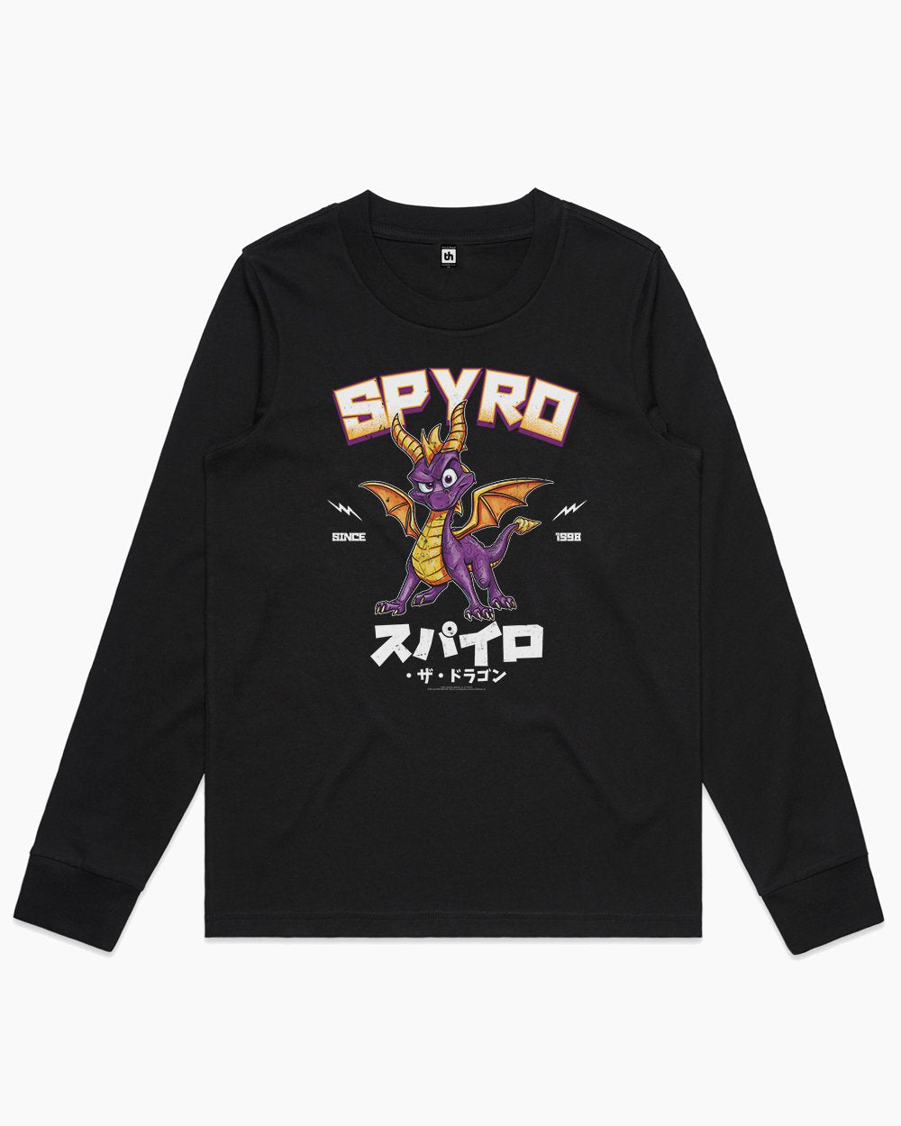 Spyro the Dragon JP Long Sleeve Australia Online #colour_black