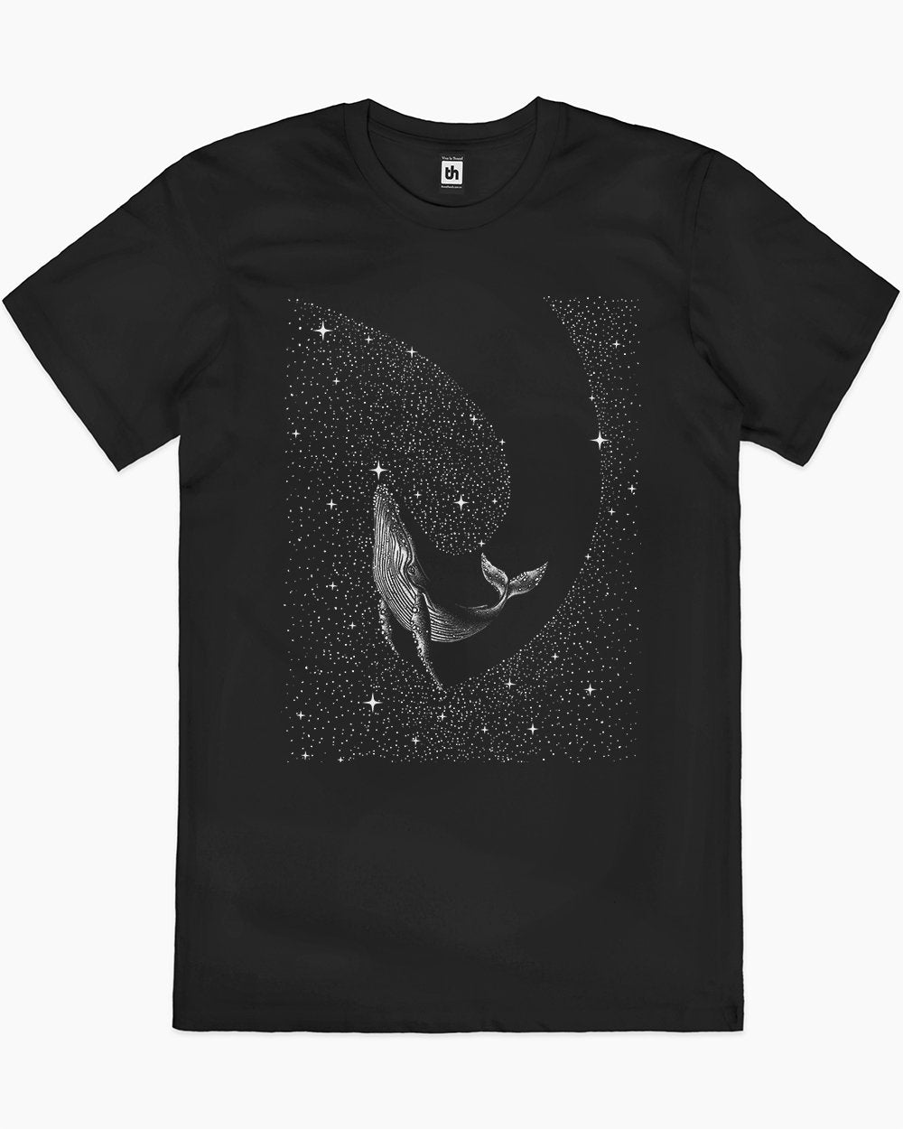 Starry Whale T-Shirt Australia Online #colour_black