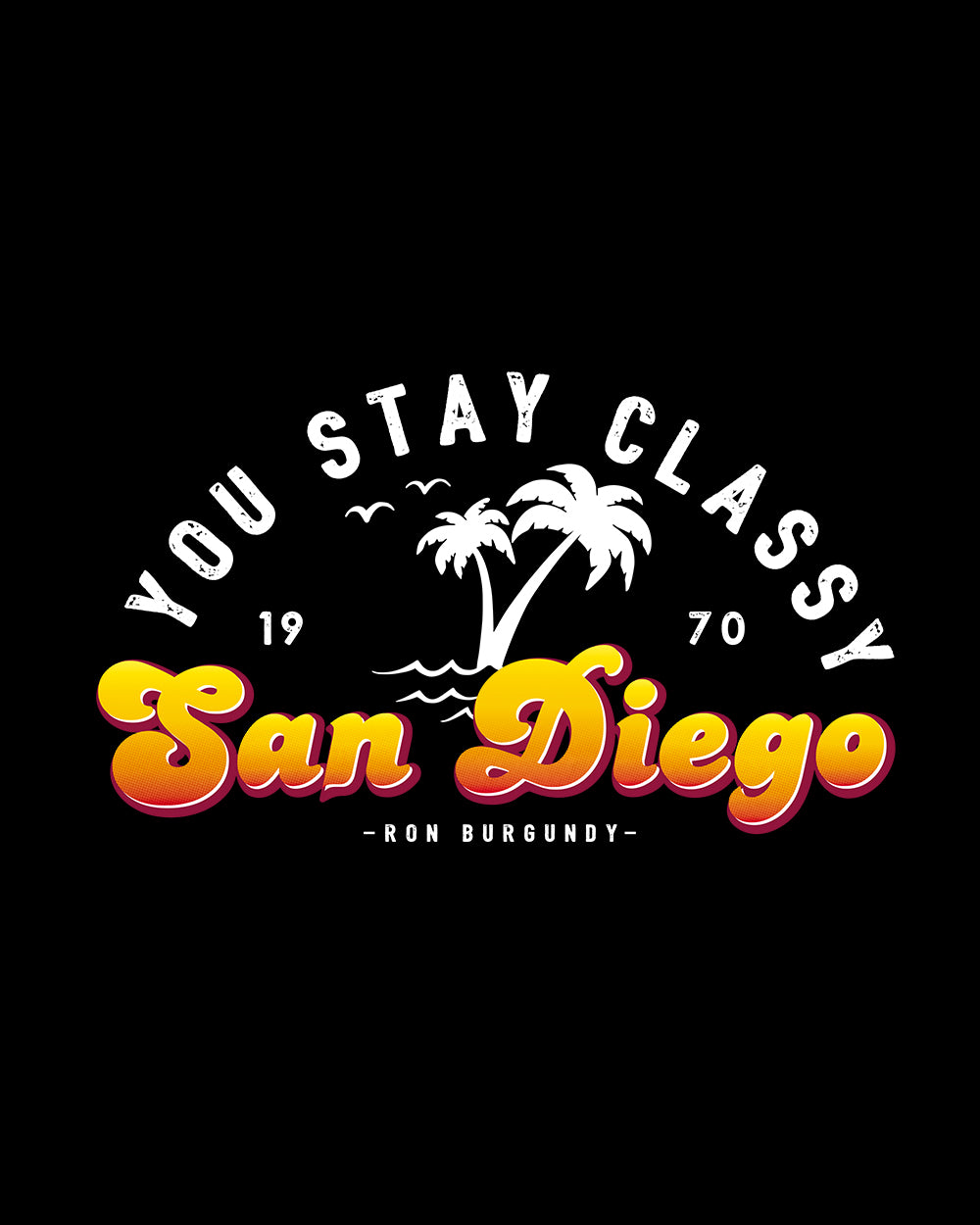 Stay Classy San Diego Long Sleeve Australia Online #colour_black