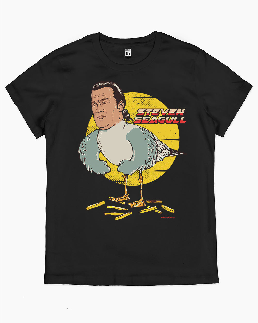 Steven Seagull T-Shirt Australia Online #colour_black