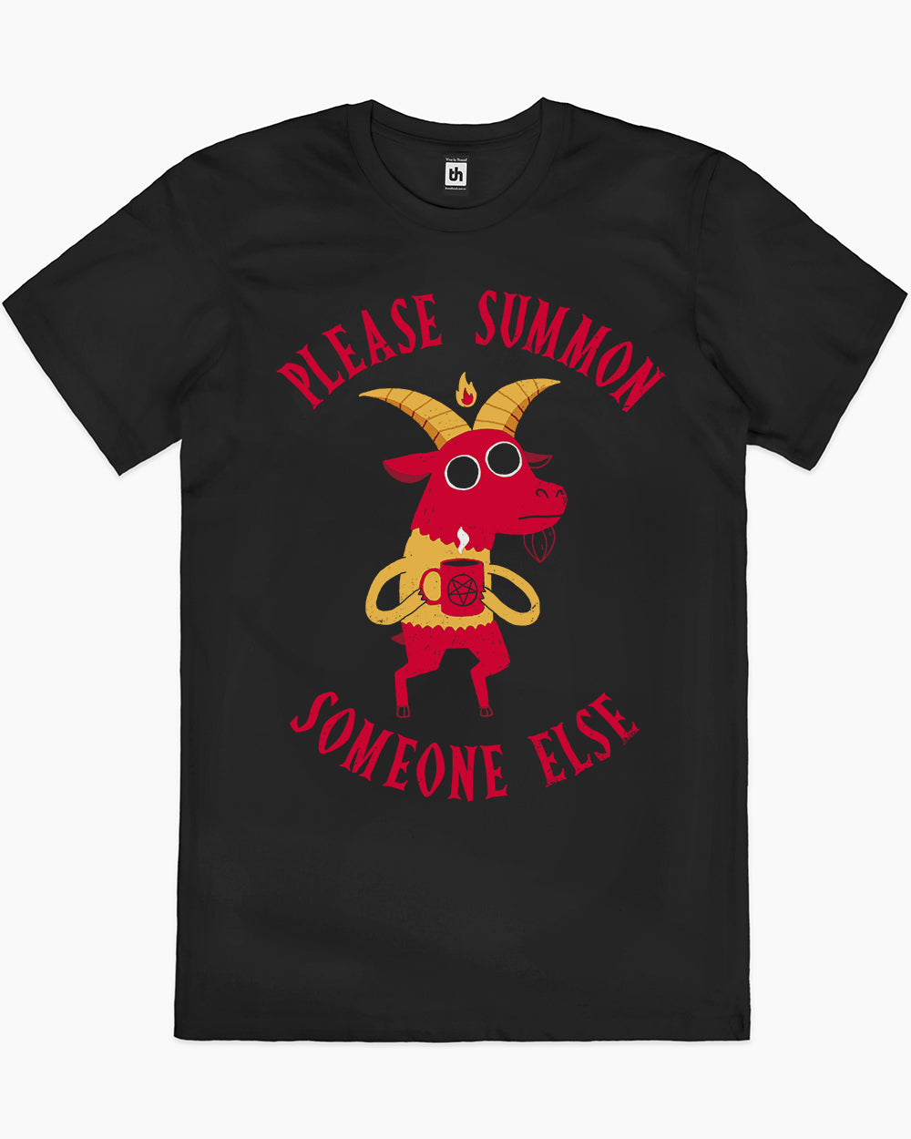 Summon Someone Else T-Shirt Australia Online #colour_black