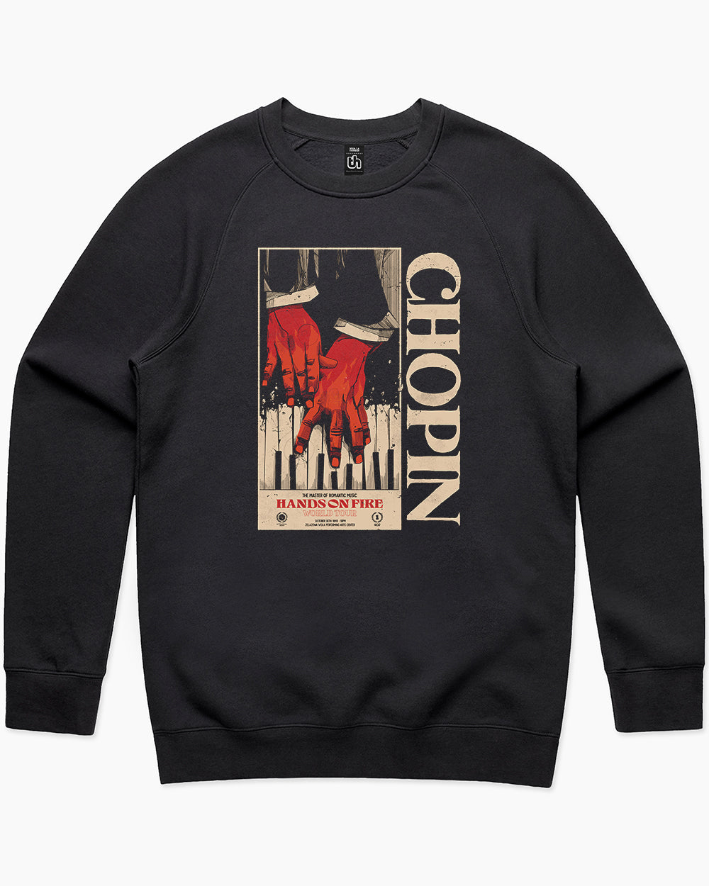 Chopin World Tour Sweater Australia Online #colour_black