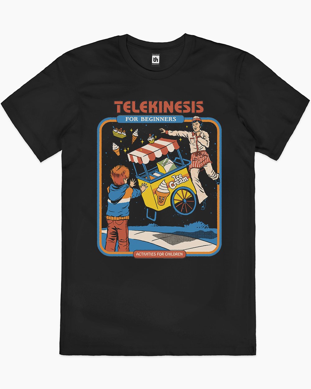 Telekinesis for Beginners T-Shirt Australia Online #colour_black