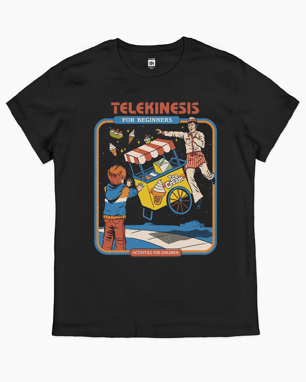 Telekinesis for Beginners T-Shirt Australia Online #colour_black