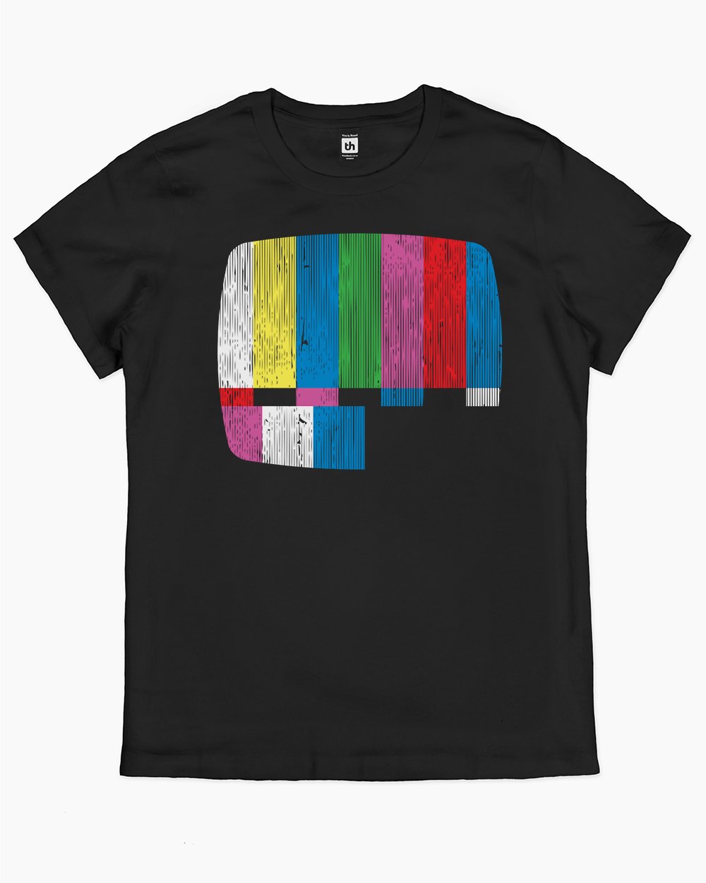 Test Pattern Alternate T-Shirt Australia Online #colour_black