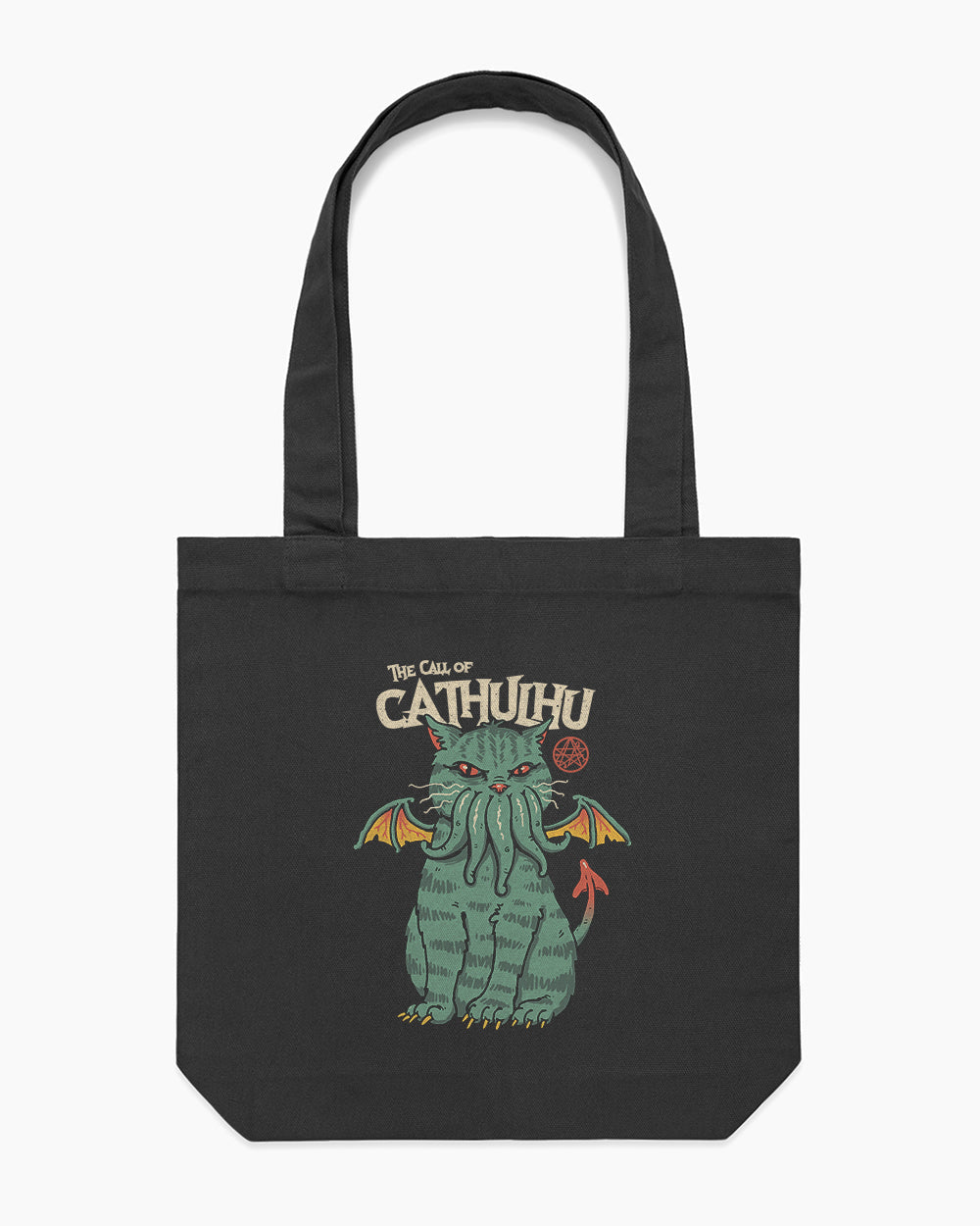 The Call of Cathulhu Tote Bag Australia Online #colour_black