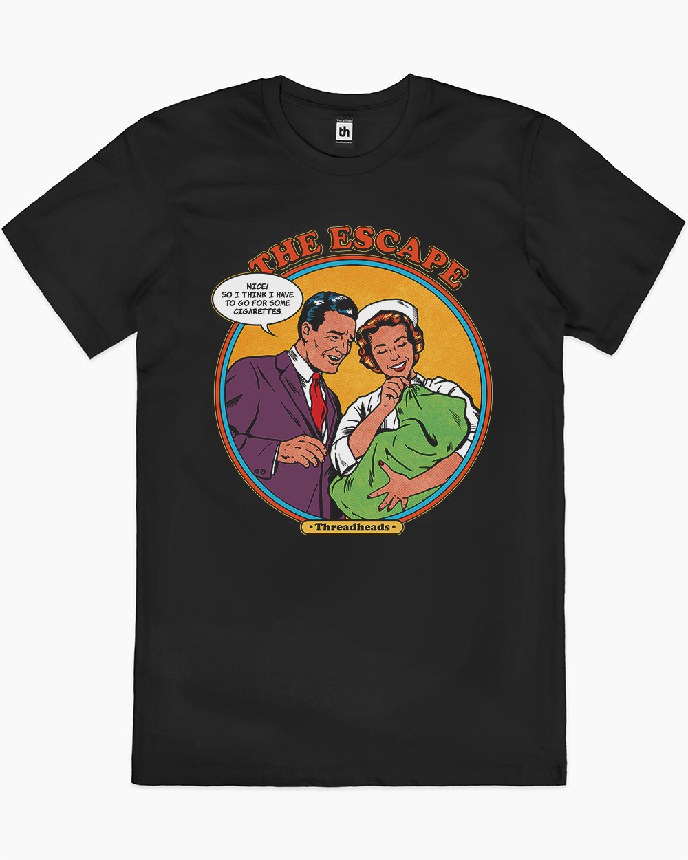 The Escape T-Shirt Australia Online #colour_black