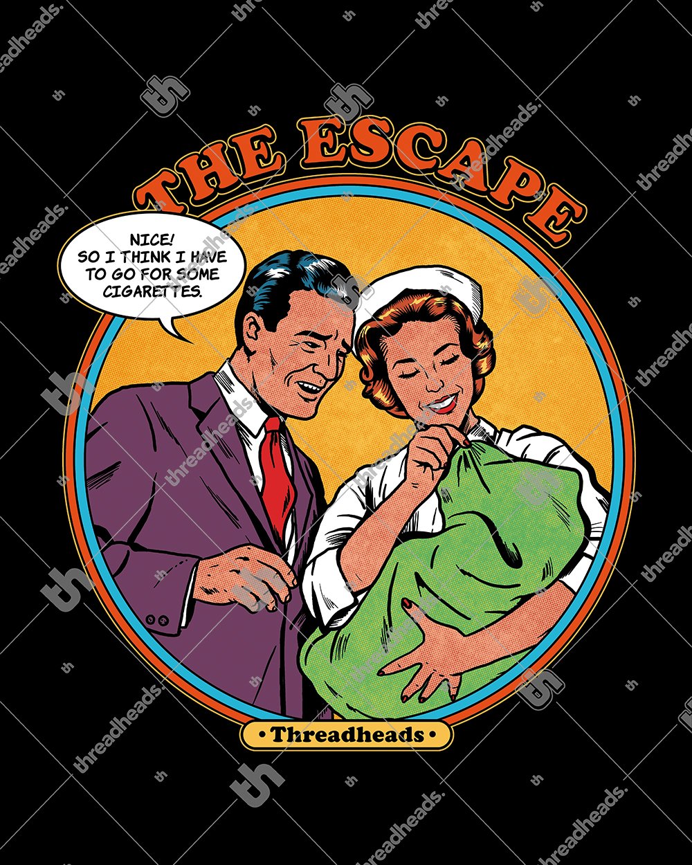 The Escape T-Shirt Australia Online #colour_black